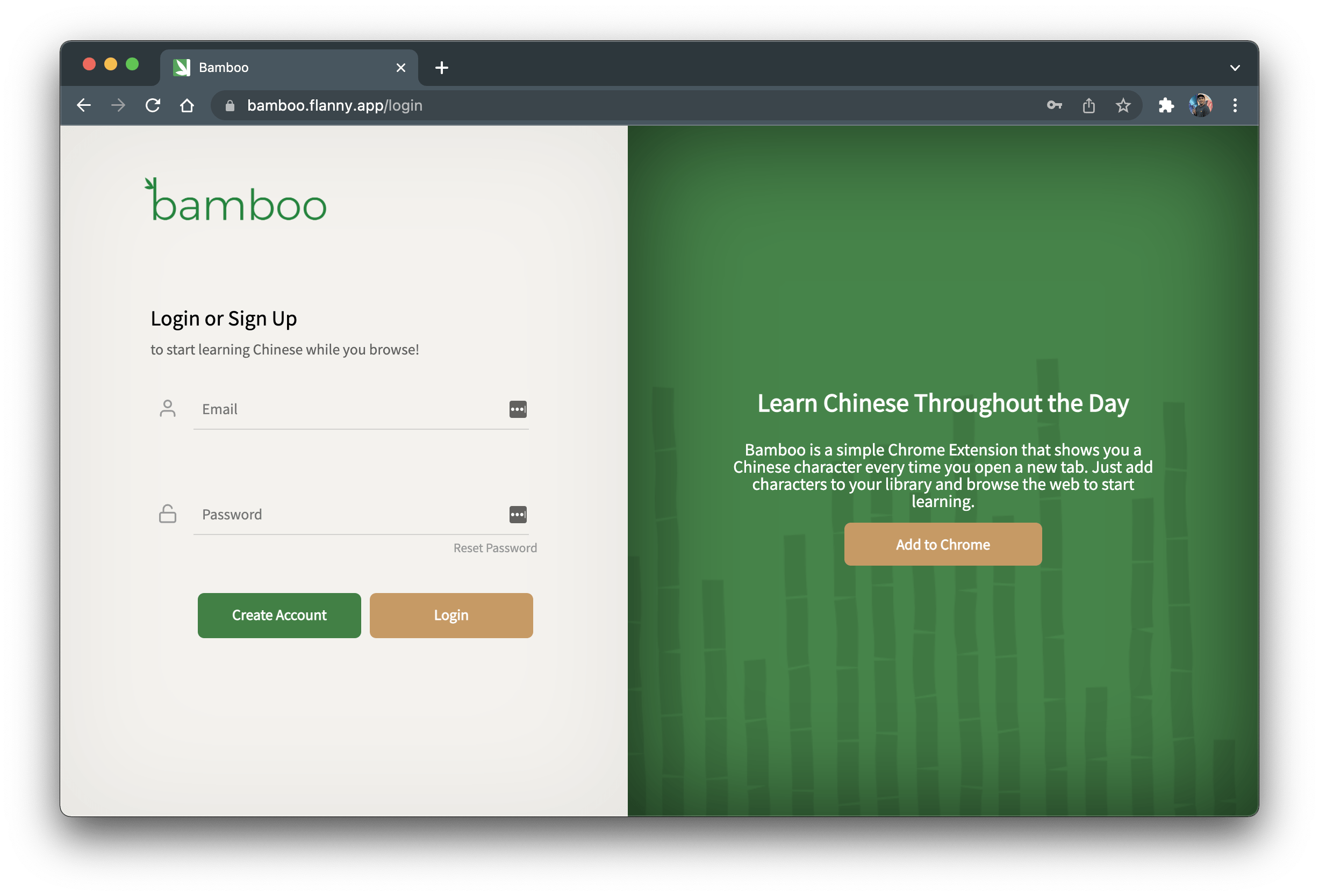 Login to Bamboo