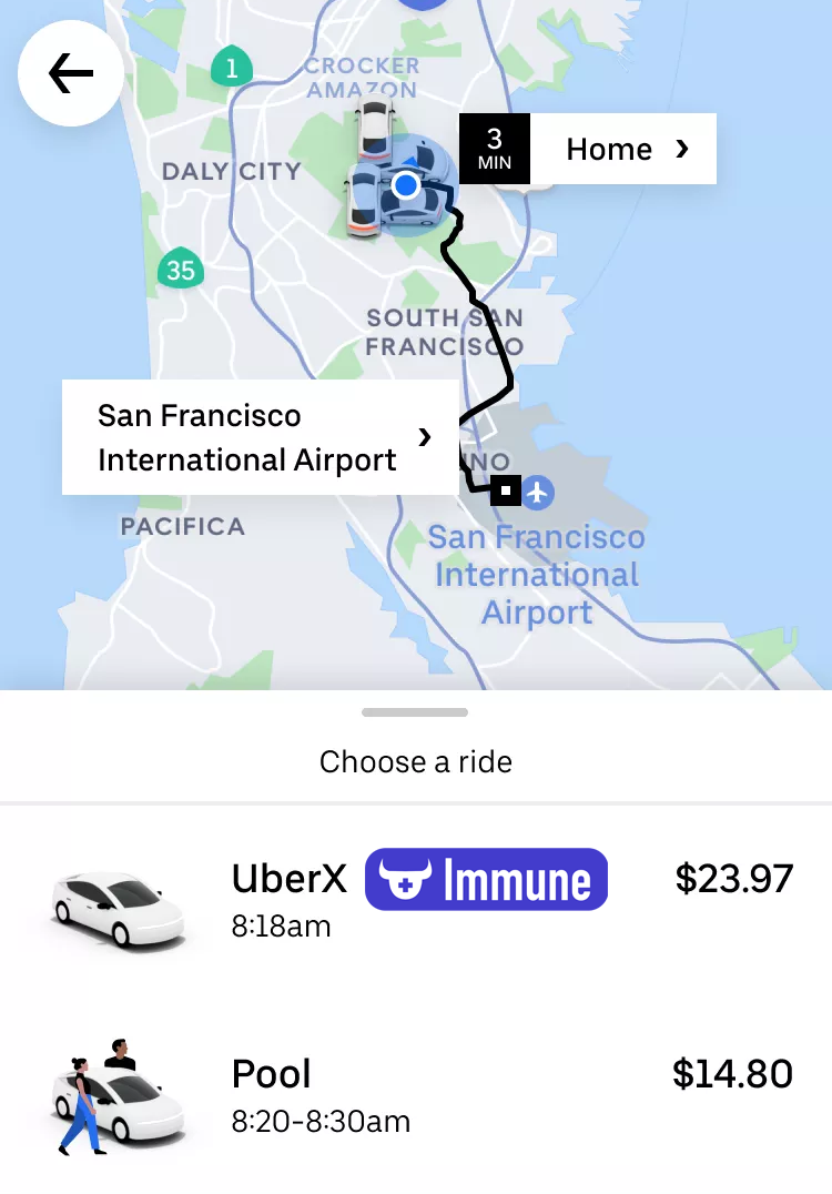 Herd Immune Uber Option