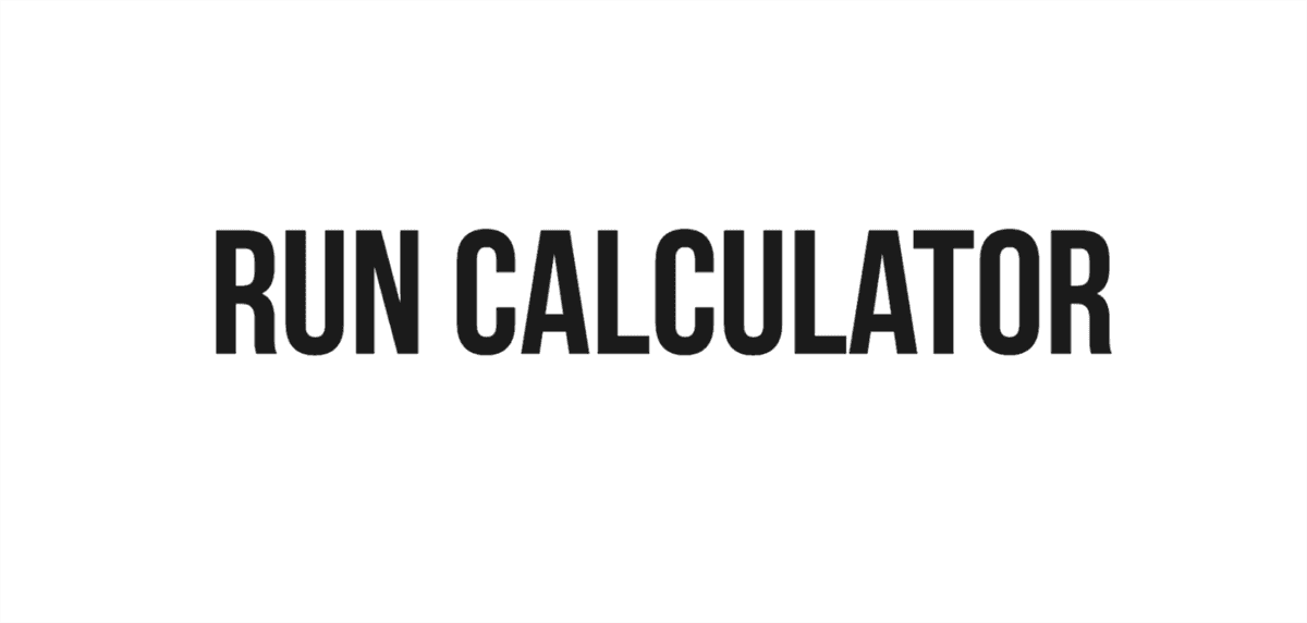 Run Calculator